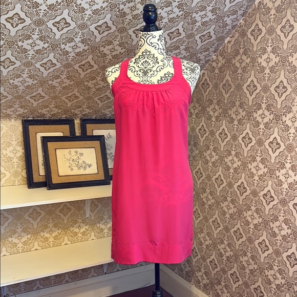 Banana Republic Other - Elegant hot pink silk dress